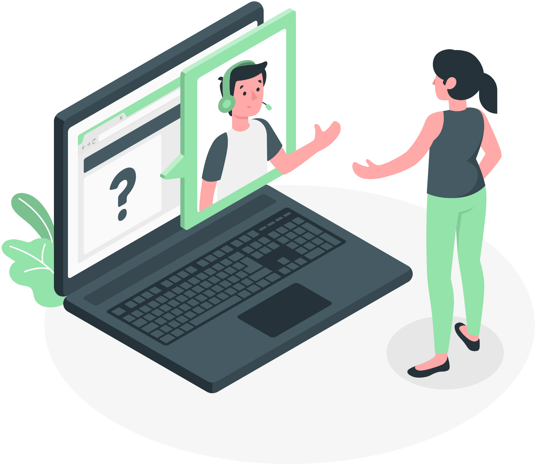 Simple Support on a Familiar App